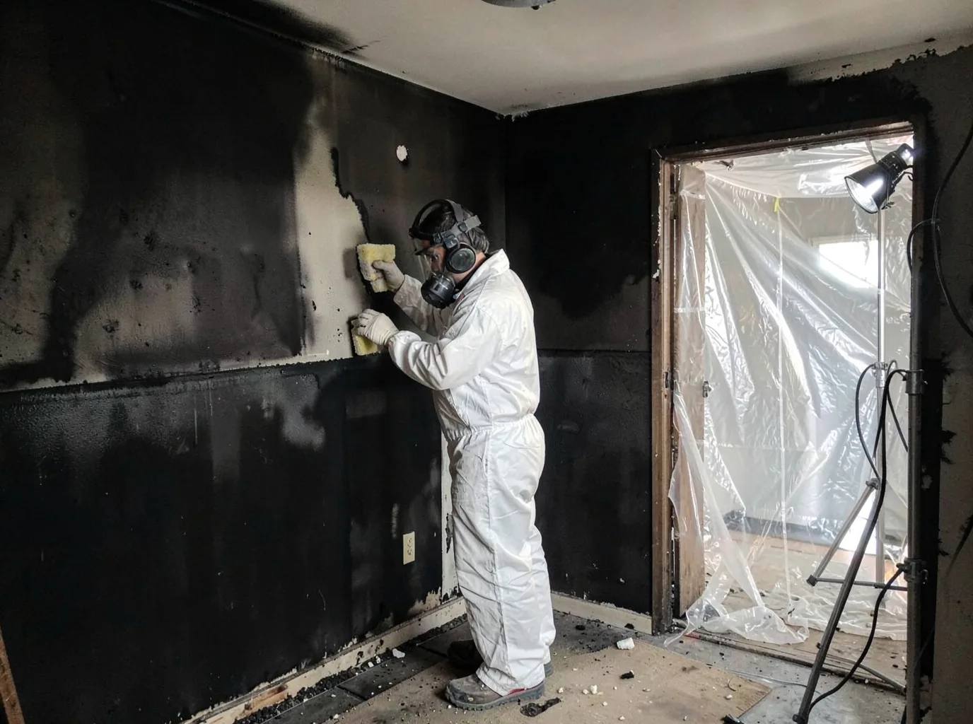 Fire Damage Restoration company in Rhodes, MI